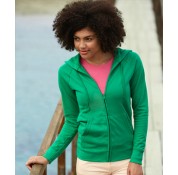 Fruit Of The Loom-Lady Fit Lightweight Hooded Zip Jacket