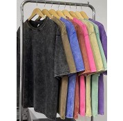 Acid Washed 220 GSM Oversized  Premium Cotton 