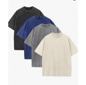 Acid Washed 220 GSM Oversized Premium Cotton